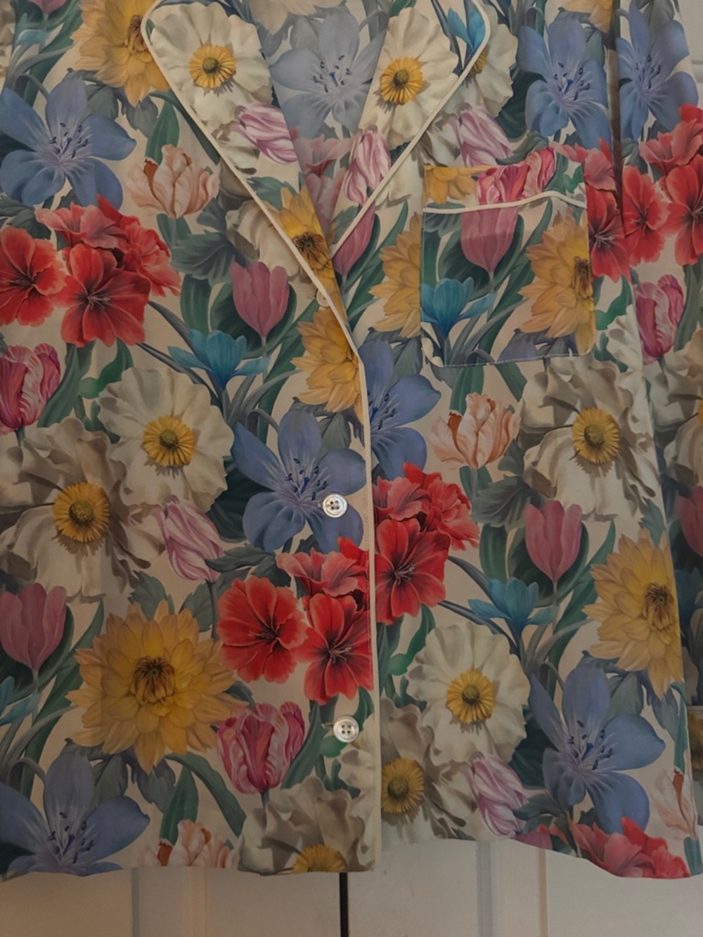 J.Crew x Liberty Silk Melody Floral Top - Picture 4 of 5